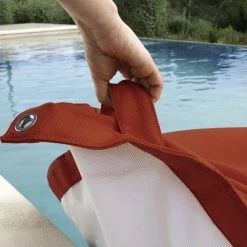 Pouf D'extérieur Fatboy Original Floatzac - Rouge -Intex Soldes Magasin 103436 pouf exterieur fatboy original floatzac rouge poignee