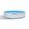 Piscine Tubulaire Ronde Intex Chevron 4,88 X 1,22 M