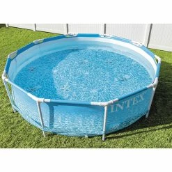 Piscine Tubulaire Intex Metal Frame Océan 3,05 X 0,76 M + Pompe Filtration à Cartouche 1 M³/h -Intex Soldes Magasin 28208np raviday piscine intex metal frame ocean 305 076 2 min
