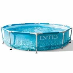 Piscine Tubulaire Intex Metal Frame Océan 3,05 X 0,76 M + Pompe Filtration à Cartouche 1 M³/h -Intex Soldes Magasin 28208np raviday piscine intex metal frame ocean 305 076 4 min