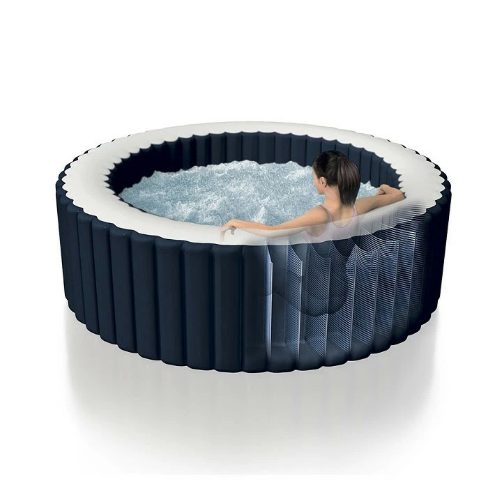 Spa Gonflable Intex PureSpa Blue Navy 4 Places 8 Spa Gonflable Intex PureSpa Blue Navy 4 Places – Image 8