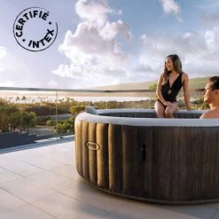 Spa Gonflable Intex PureSpa Baltik 4 Places -Intex Soldes Magasin 28440ex spa gonflable baltik 4 places 3 min