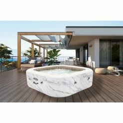 Spa Gonflable Intex PureSpa Calacatta 4 Places -Intex Soldes Magasin 28464ex ambiance 2 min