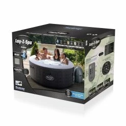 Spa Gonflable Bestway Lay-Z Spa HAVANA AirJet 4 Places -Intex Soldes Magasin 54298 carton reduit min 1
