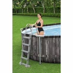 Piscine Tubulaire Ovale Bestway Power Steel™ Bois Rustique 6,10 X 3,66 X 1,22 M 11 Piscine Tubulaire Ovale Bestway Power Steel™ Bois Rustique 6,10 X 3,66 X 1,22 M -Intex Soldes Magasin 5611r piscine ovale bestway power steeltm bois rustique 6 10 x 3 66 x 1 22 m echelle