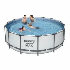 Piscine Tubulaire Ronde Bestway Power Steel 4,27 X 1,22 M -Intex Soldes Magasin 5612x 2