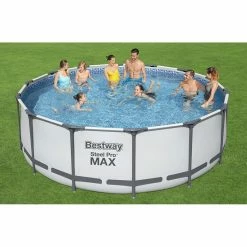 Piscine Tubulaire Ronde Bestway Power Steel 4,27 X 1,22 M -Intex Soldes Magasin 5612x 3
