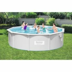 Piscine En Acier Bestway Hydrium - 4,60 X 1,20 M 5 Piscine En Acier Bestway Hydrium - 4,60 X 1,20 M -Intex Soldes Magasin 56384 piscine tubulaire bestway hydrium 460 x 120 cm ambiance