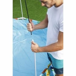 Piscine Tubulaire Bestway Ronde Steel Pro Avec Parasol 2,44 X 0,51 M -Intex Soldes Magasin 56432 steel pro uv careful montage min