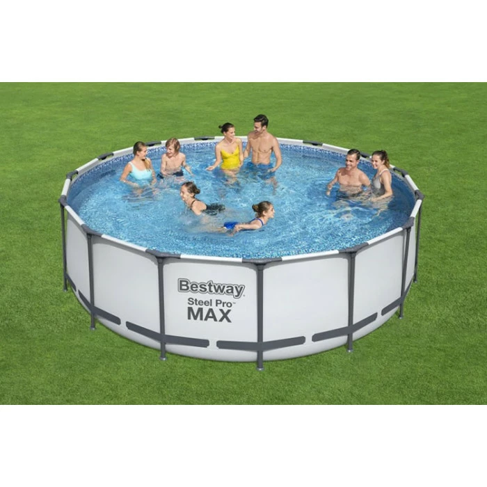 Piscine Tubulaire Bestway Ronde Steel Pro Max 4,57 X 1,22 M 3 Piscine Tubulaire Bestway Ronde Steel Pro Max 4,57 X 1,22 M – Image 3
