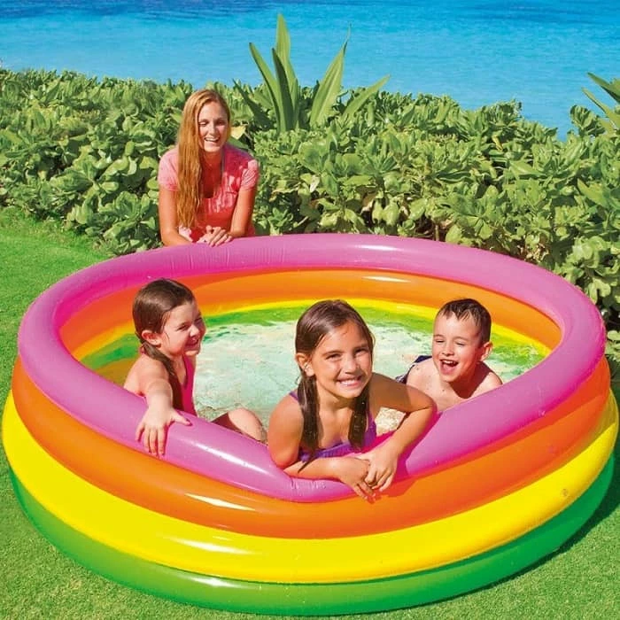 Piscinette Gonflable INTEX Sunset Glow XXL 2 Piscinette Gonflable INTEX Sunset Glow XXL – Image 2