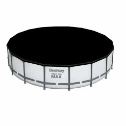 Piscine Tubulaire Ronde Bestway Steel Pro Max 5,49 X 1,22 M - Gris Clair 10 Piscine Tubulaire Ronde Bestway Steel Pro Max 5,49 X 1,22 M - Gris Clair -Intex Soldes Magasin 56462 2