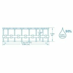 Piscine Tubulaire Ronde Bestway Steel Pro Max 5,49 X 1,22 M - Gris Clair 12 Piscine Tubulaire Ronde Bestway Steel Pro Max 5,49 X 1,22 M - Gris Clair -Intex Soldes Magasin 56462 steel pro max dimensions