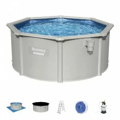 Piscine Hors-sol Bestway Ronde Hydrium 3 X 1,20 M -Intex Soldes Magasin 56566 piscine bestway ronde hydrium 300 120 accessoires