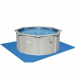 Piscine Hors-sol Bestway Ronde Hydrium 3 X 1,20 M -Intex Soldes Magasin 56566 piscine bestway ronde hydrium 300 120 tapis