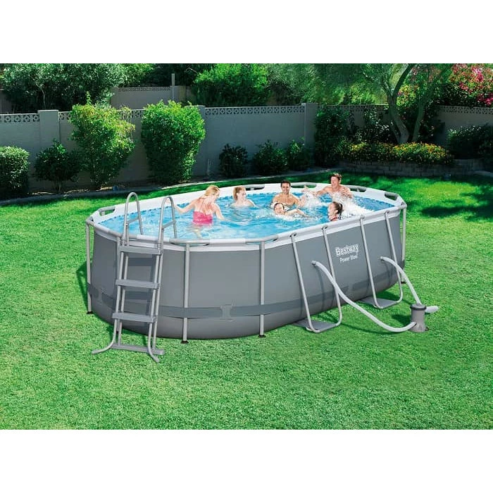 Piscine Tubulaire Bestway Power Steel Frame 4,24 X 2,50 X 1,00 M 7 Piscine Tubulaire Bestway Power Steel Frame 4,24 X 2,50 X 1,00 M – Image 7