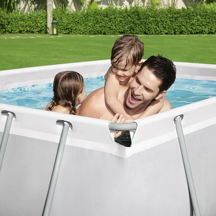 Piscine Tubulaire Rectangulaire Bestway Power Steel™ 2,82 X 1,96 X 0,84 M 4 Piscine Tubulaire Rectangulaire Bestway Power Steel™ 2,82 X 1,96 X 0,84 M – Image 4