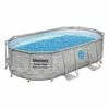 Piscine Tubulaire Ovale Bestway Power Steel Swim Vista 4,27 X 2,50 X 1 M