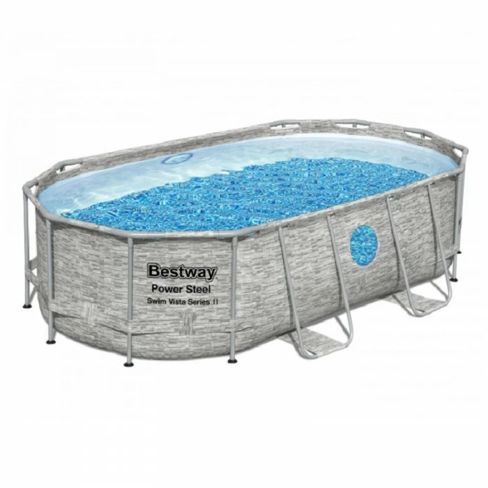 Piscine Tubulaire Ovale Bestway Power Steel Swim Vista 4,27 X 2,50 X 1 M 1 Piscine Tubulaire Ovale Bestway Power Steel Swim Vista 4,27 X 2,50 X 1 M