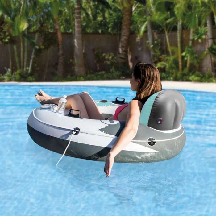 Fauteuil Gonflable De Piscine INTEX River Run Turquoise 3 Fauteuil Gonflable De Piscine INTEX River Run Turquoise – Image 3