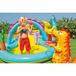 Aire De Jeu Gonflable Dinoland Intex -Intex Soldes Magasin 57135 3