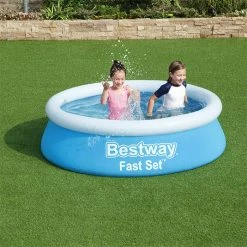Piscine Autoportée Bestway Fast Set Ronde 1,83 X 0,51 M -Intex Soldes Magasin 57392 piscine autoportee bestway 4