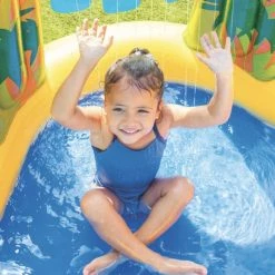 Aire De Jeux Gonflable Intex Jurassic / Dinosaure -Intex Soldes Magasin 57444np aire de jeux gonflable jurassic 4