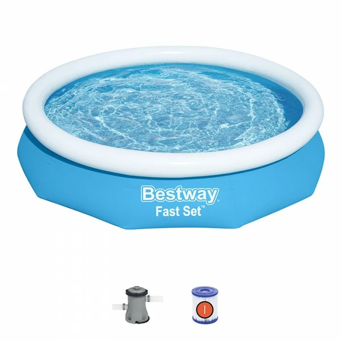 Piscine Autoportée Bestway Fast Set™ 3,05 X 0,66 M Avec Filtration 2 Piscine Autoportée Bestway Fast Set™ 3,05 X 0,66 M Avec Filtration – Image 2