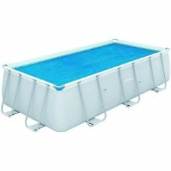 Bâche à Bulles Bestway Rectangulaire 2,60 X 1,80 M Pour Piscine De 2,82 X 1,96 X 0,84 M