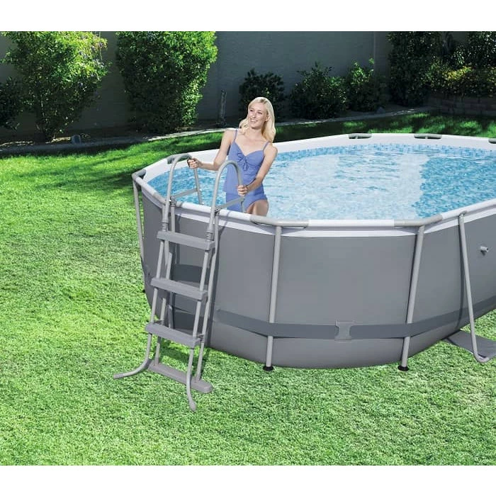 Piscine Tubulaire Bestway Power Steel Frame 4,24 X 2,50 X 1,00 M 4 Piscine Tubulaire Bestway Power Steel Frame 4,24 X 2,50 X 1,00 M – Image 4