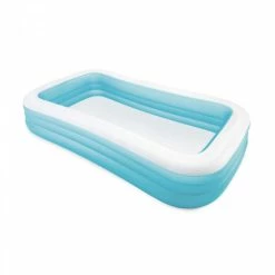Piscine Gonflable Rectangulaire INTEX Family -Intex Soldes Magasin 58484np petite piscine givree 1