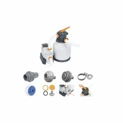 Filtre à Sable Complet Bestway Flowclear 8,327 M³/h -Intex Soldes Magasin 58499 filtre sable 8 327 m3h accessoires 1