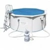 Bâche à Bulles Bestway Ronde 4,55 M Pour Piscine Hydrium De 4,66 M