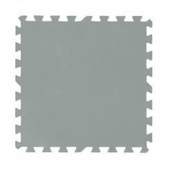 Lot De 9 Tapis De Sol 50x50cm Gris à Assembler Pour Piscine Bestway