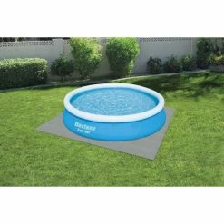 Lot De 9 Tapis De Sol 50x50cm Gris à Assembler Pour Piscine Bestway -Intex Soldes Magasin 58639 9 tapis sol gris assembler piscine bestway ambiance