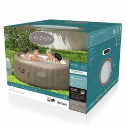 Spa Gonflable Bestway Lay-Z Spa PALM SPRINGS AirJet 6 Places -Intex Soldes Magasin 60017 spa gonflable bestway palm springs air jet 4 6 places packaging