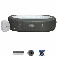 Spa Gonflable Bestway Lay-Z Spa MAURITIUS AirJet 7 Places -Intex Soldes Magasin 60067 spa gonflable bestway lay z spa mauritius accessoires inclus