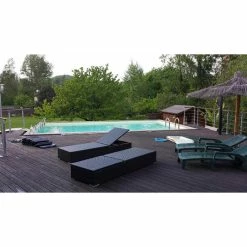 Piscine En Bois Rectangulaire Ubbink Azura 5,05 X 3,50 X 1,26 M - Liner Bleu -Intex Soldes Magasin 7504754 piscine bois rectangulaire ubbink sunwater 300 555 bleu 2 1