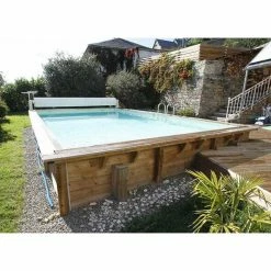 Piscine En Bois Rectangulaire Ubbink Azura 5,05 X 3,50 X 1,26 M - Liner Beige 5 Piscine En Bois Rectangulaire Ubbink Azura 5,05 X 3,50 X 1,26 M - Liner Beige -Intex Soldes Magasin 7504755 piscine bois rectangulaire ubbink sunwater 300 555 beige 2 1