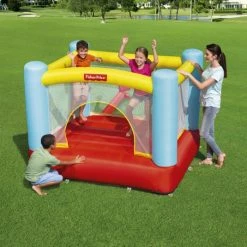 Trampoline à Air Constant Bouncetacular Fisher Price™ Bestway -Intex Soldes Magasin 93549 ambiance
