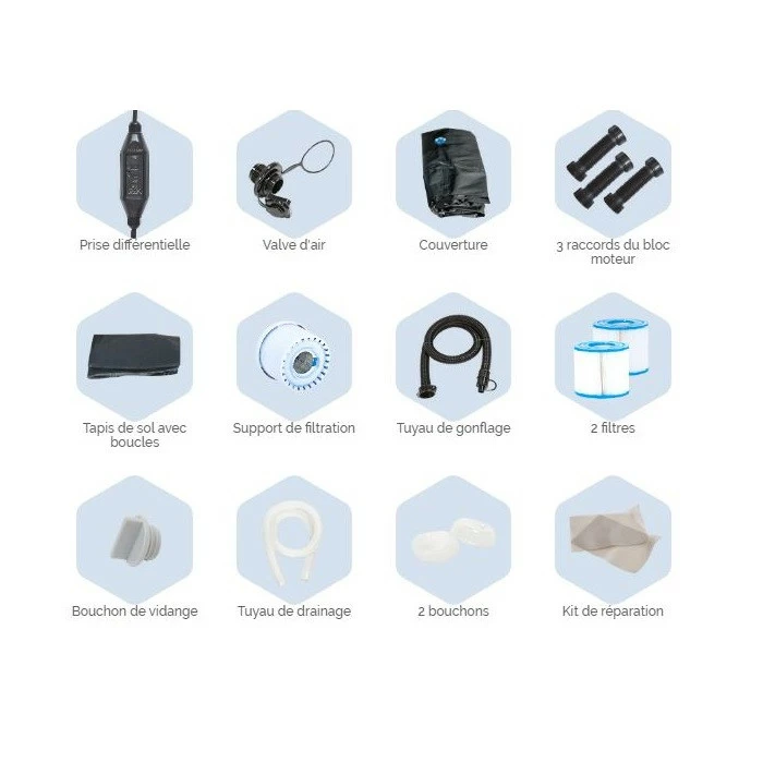 Spa Gonflable Netspa Montana 6 Personnes 2 Spa Gonflable Netspa Montana 6 Personnes – Image 2