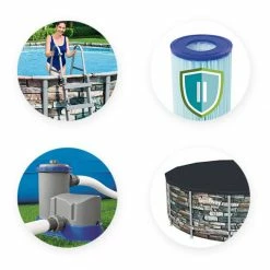 Piscine Tubulaire Bestway Power Steel Stone Ronde 4,27 X 1,22 M 16 Piscine Tubulaire Bestway Power Steel Stone Ronde 4,27 X 1,22 M -Intex Soldes Magasin accessoires piscine tubulaire bestway steel stone ronde 427 x 122 cm 1 1