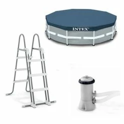 Piscine Tubulaire Intex Prism Frame 4,27 X 1,07 M -Intex Soldes Magasin accessoires piscine tubulaire intex prism frame 26720np 1