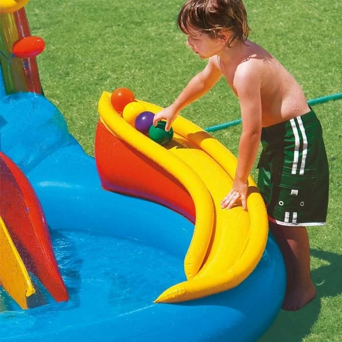 Aire De Jeux Gonflable Arc-en-Ciel Intex 2 Aire De Jeux Gonflable Arc-en-Ciel Intex – Image 2