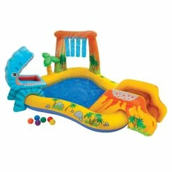 Aire De Jeux Gonflable Intex Jurassic / Dinosaure -Intex Soldes Magasin aire de jeux jurassic intex 4