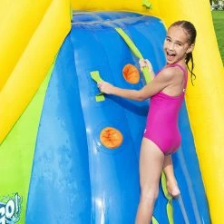Aire De Jeux Avec Toboggan, Pataugeoire Et Canon à Eau Bestway Mont Splashmore 13 Aire De Jeux Avec Toboggan, Pataugeoire Et Canon à Eau Bestway Mont Splashmore -Intex Soldes Magasin aire jeux bestway mont splashmore 53345 5