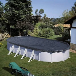 Bâche De Protection Pour Piscines GRE 120 G /m² - 9,15 X 4,70 M 1 Bâche De Protection Pour Piscines GRE 120 G /m² - 9,15 X 4,70 M