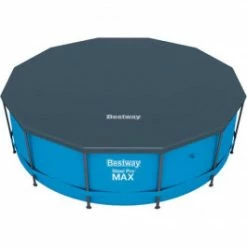 Bâche De Protection Bestway Ronde 3,70 M Pour Piscine De 3,60 Ou 3,66 M