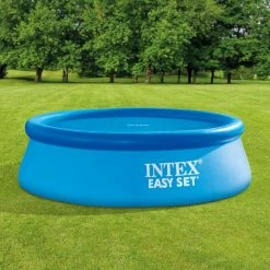 Bâche à Bulles Intex Pour Piscine Ronde Ø 2,44 M -Intex Soldes Magasin bache a bulle pour piscines rondes 2 44m intex 28010 2
