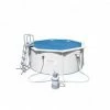 Bâche à Bulles Bestway Ronde 3,55 M Pour Piscine Hydrium De 3,66 M